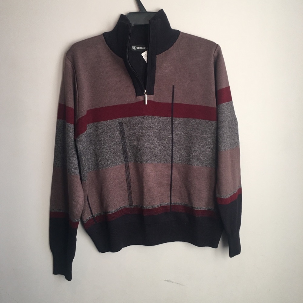 Sergio Louis men’s Medium long sleeve shirt with quart zipper